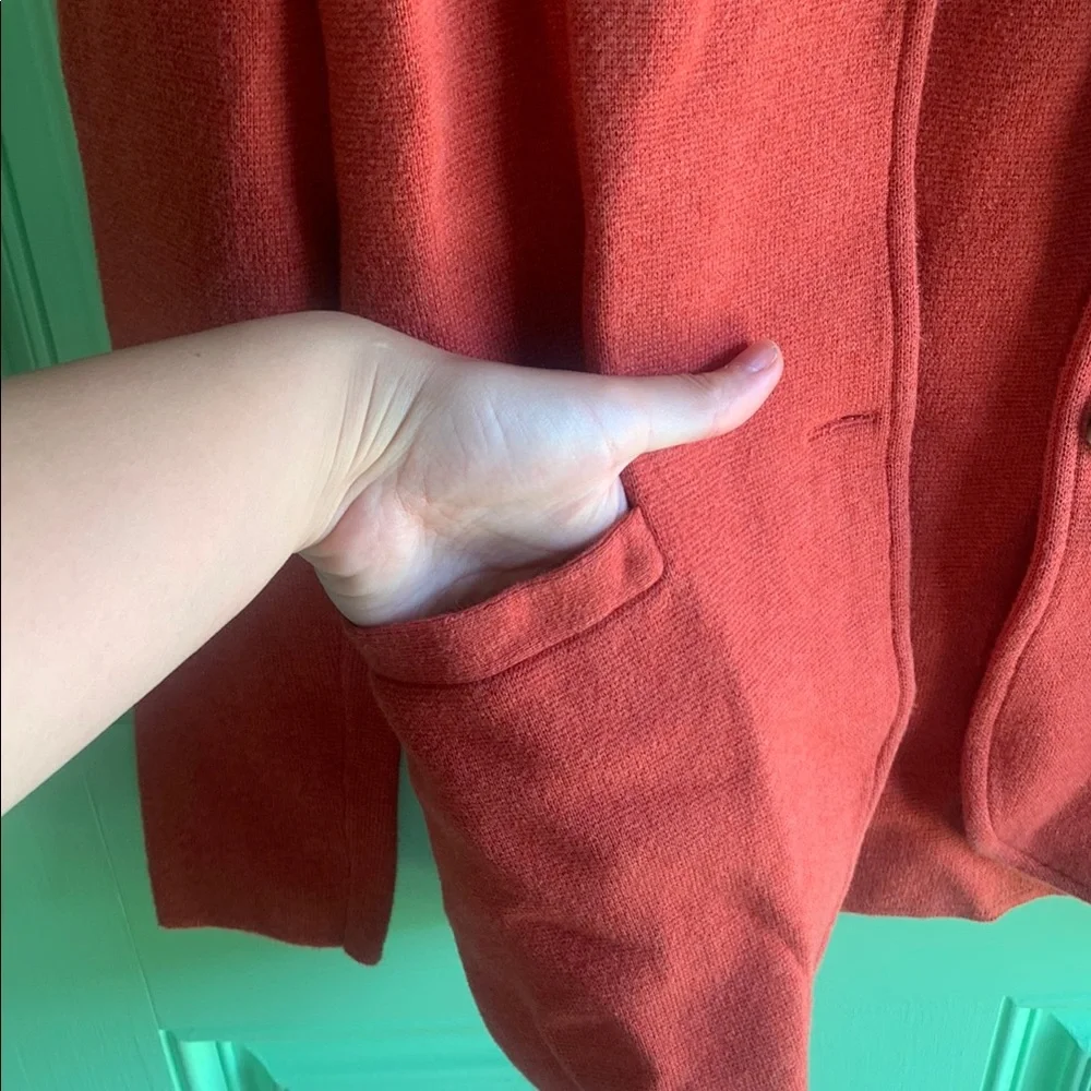 J. Crew Bold Red Open Blazer - Picture 3 of 5